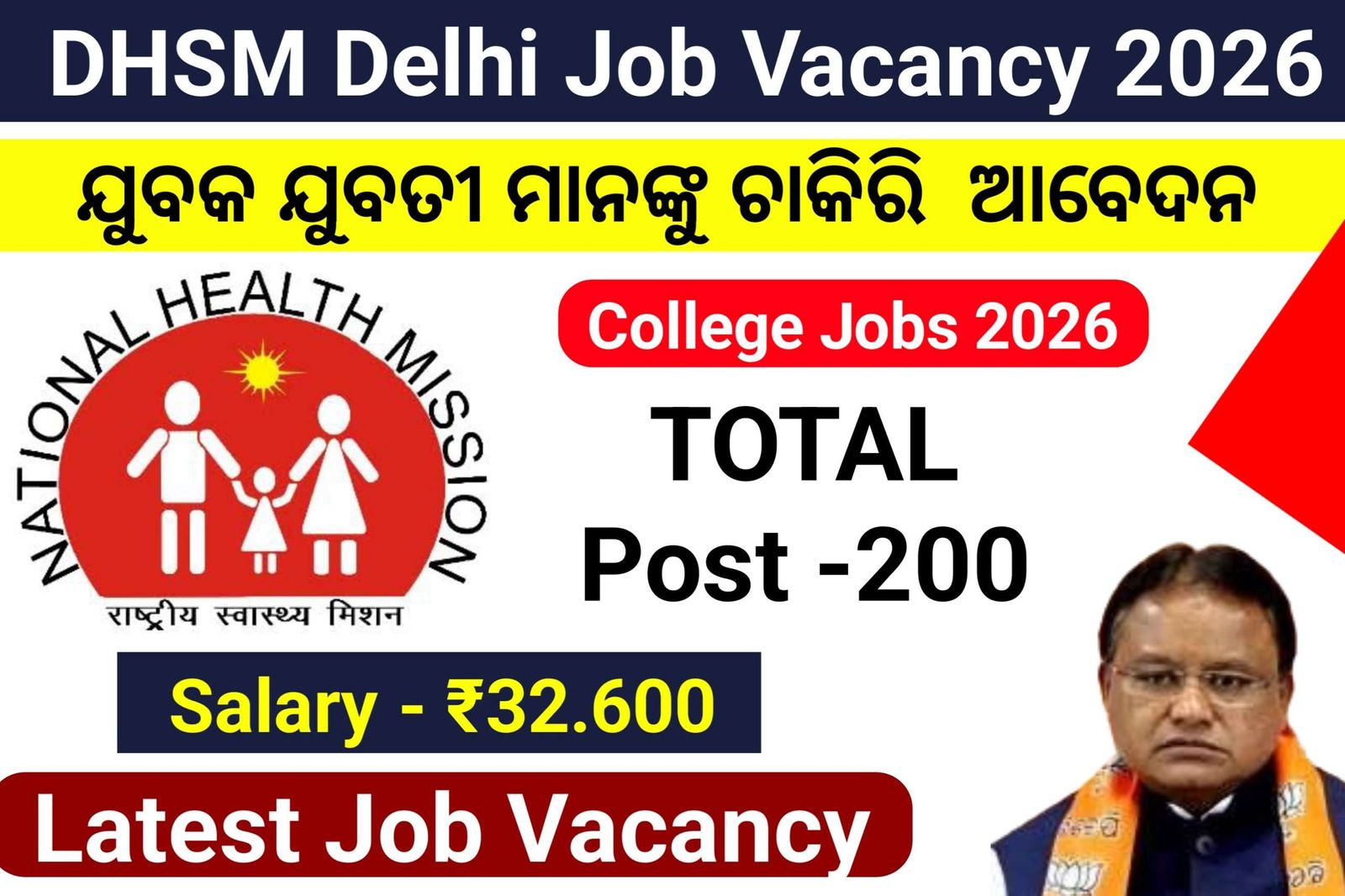 DSHM Pharmacist Recruitment 2026,Apply 09 post