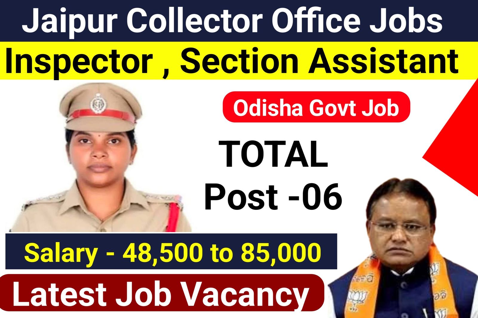 District Collector Jaipur Recruitment 2026 Apply For Inspector Section Assistant and various post