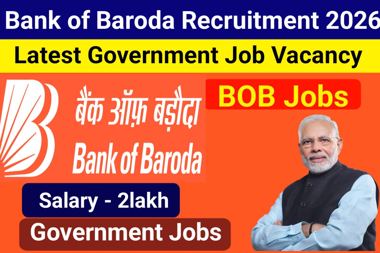 Bank of Baroda Recruitment 2026